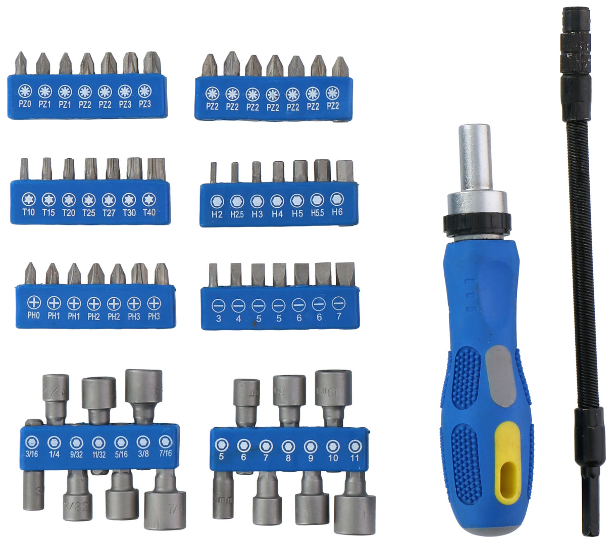 Kinzo Gereedschapset: 58 Stuks - maximondo
