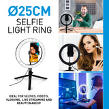 Grundig Ringlamp op Statief LED 25 cm - maximondo