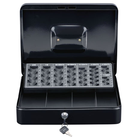 BLACK+DECKER geldkist met muntsorteerder en sleutel 30,5cm - maximondo