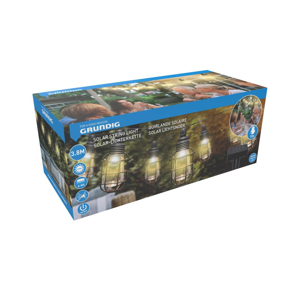 Grundig Lichtsnoer 10 LED - maximondo