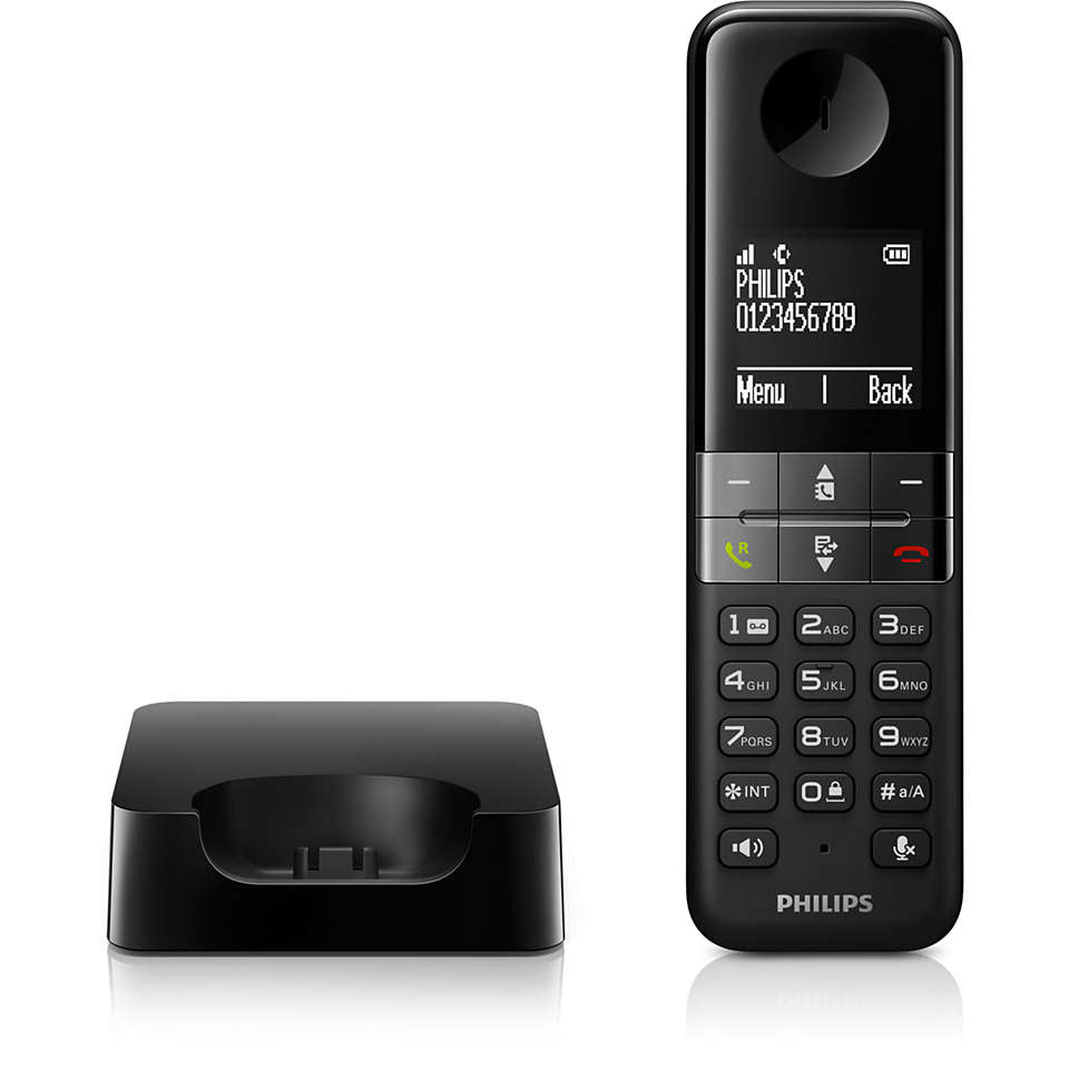 Philips D4701B Huistelefoon – Vaste Telefoon - DECT Telefoon - maximondo