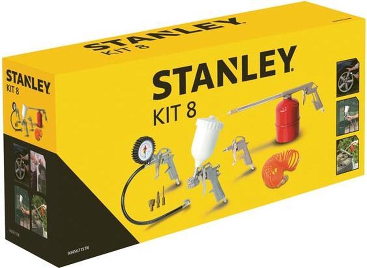 Stanley Gereedschap Set, 8 Stuks - maximondo