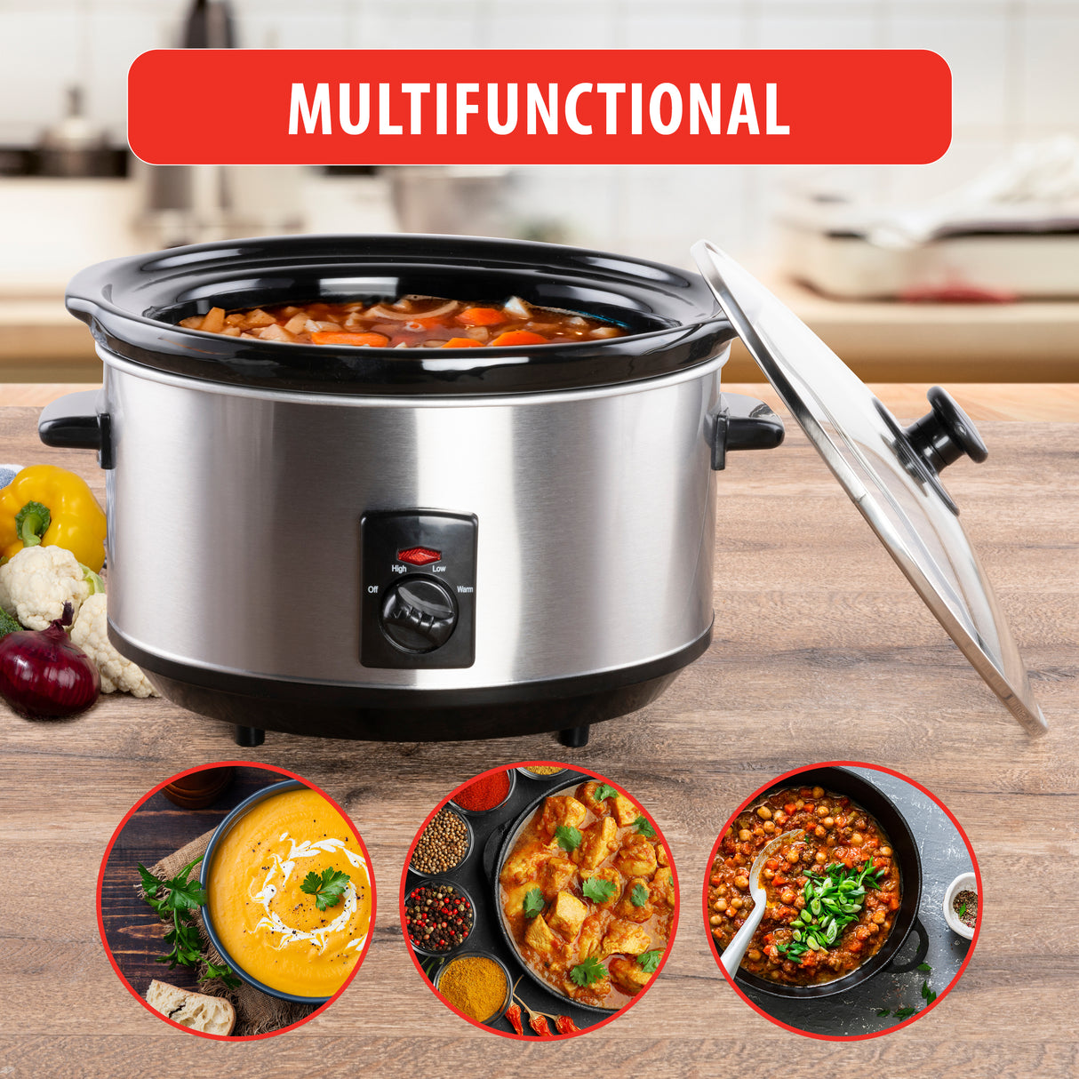 alpina Slowcooker 3.5L - RVS