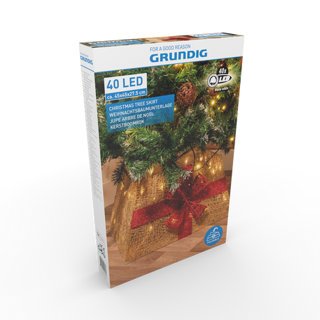 Grundig Kerstboomrok LED - maximondo