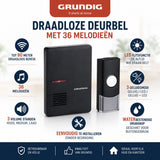Grundig Deurbelset zwart - maximondo