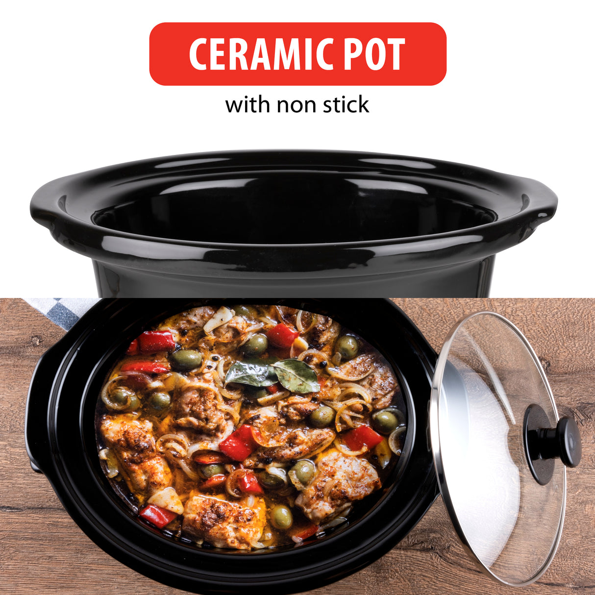 alpina Slowcooker 3.5L - RVS - maximondo