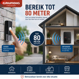 Grundig Deurbelset zwart - maximondo