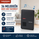 Grundig Deurbelset zwart - maximondo