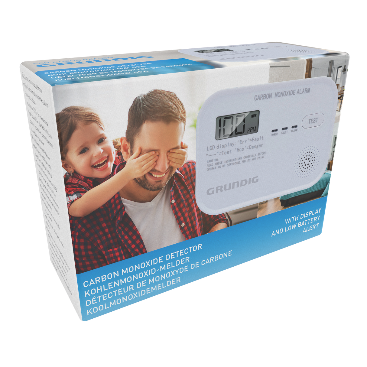 Grundig Koolmonoxidemelder 10 Jaar Batterij – CO Melder - maximondo