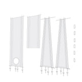 Lifetime Air raamafdichtingsset, 220x30 cm - maximondo