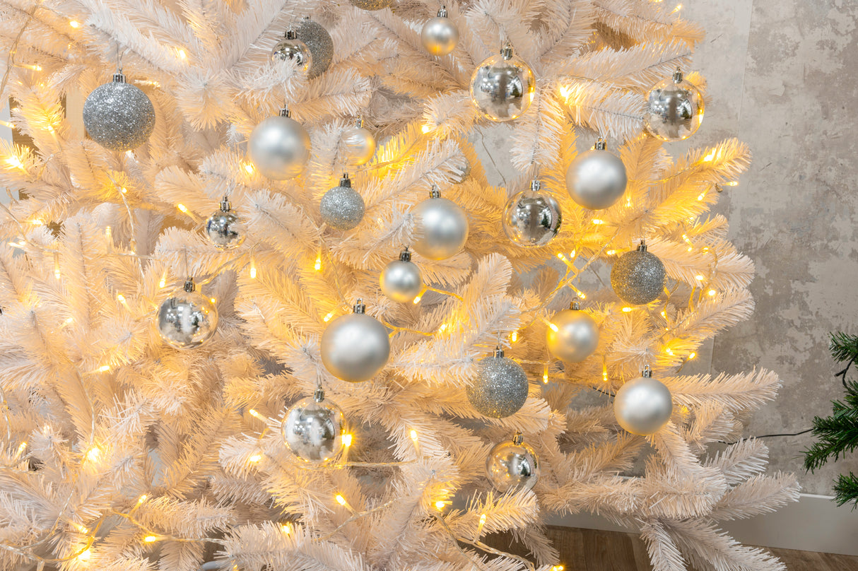 Christmas Gifts Kerstballen Zilver 70 Stuks - maximondo