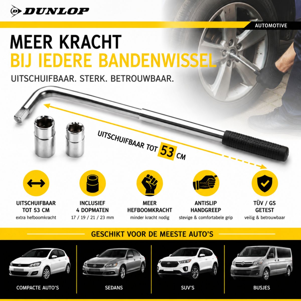 Dunlop Wielmoersleutel - maximondo