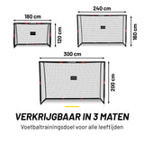 Dunlop Voetbaldoel 240 x 160 x 85cm - maximondo