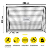 Dunlop Voetbaldoel 300 x 205 x 120cm - maximondo