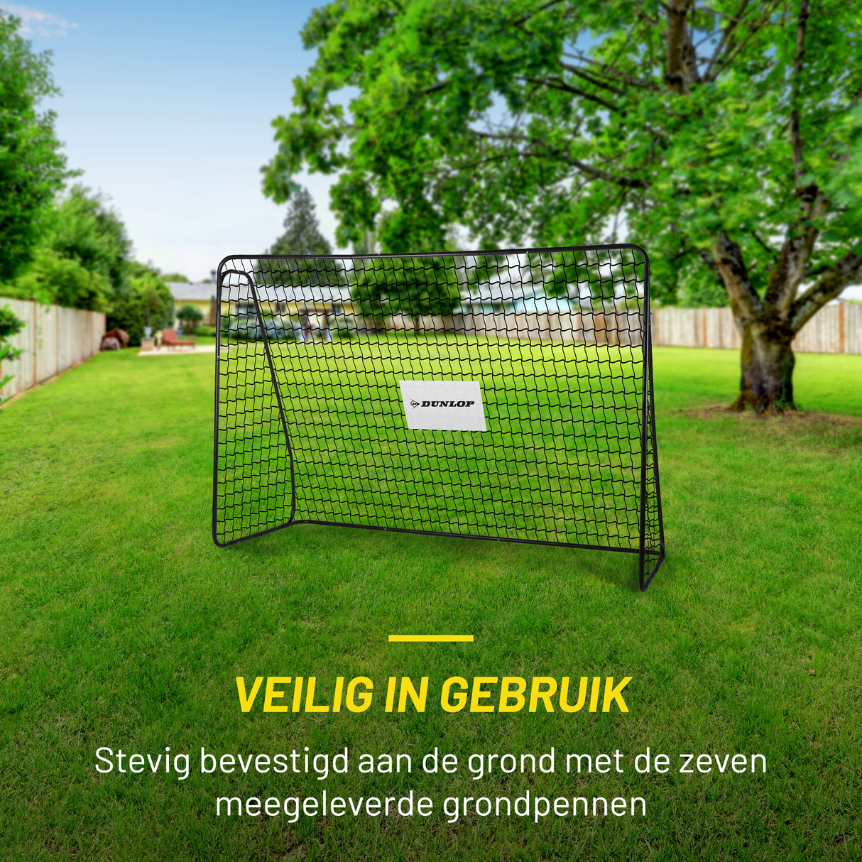 Dunlop Voetbaldoel 300 x 205 x 120cm - maximondo