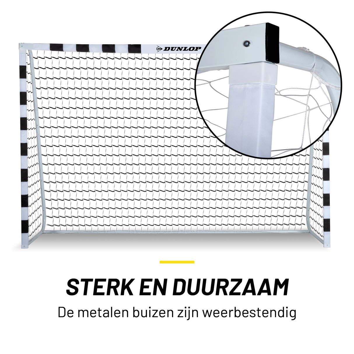 Dunlop Voetbaldoel 300 x 200 x 90cm - Opvouwbaar - maximondo