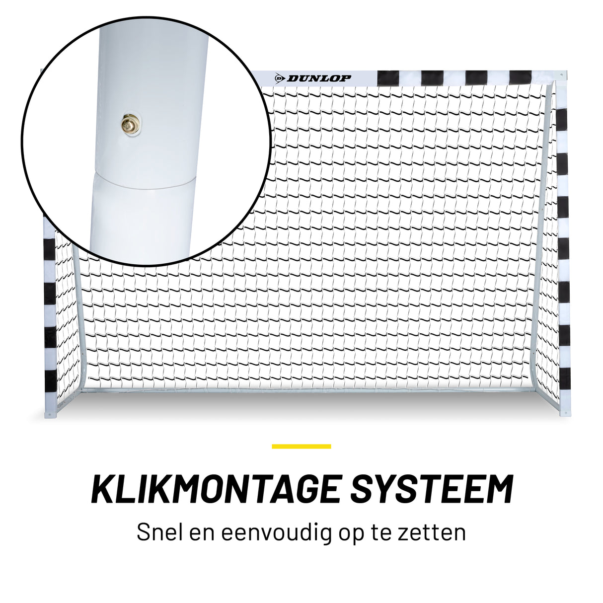 Dunlop Voetbaldoel 300 x 200 x 90cm - Opvouwbaar - maximondo