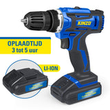 Kinzo Accuboormachine - Accu Boormachine met LED 14.4V - maximondo
