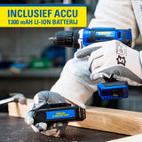 Kinzo Accuboormachine - Accu Boormachine met LED 14.4V - maximondo