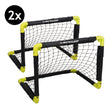 Dunlop Voetbaldoel 50 x 44 x 44cm set van 2 - Opvouwbaar - maximondo