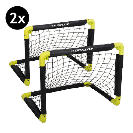 Dunlop Voetbaldoel 50 x 44 x 44cm set van 2 - Opvouwbaar - maximondo