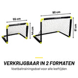 Dunlop Voetbaldoel 90 x 60,5 x 61cm - Opvouwbaar - maximondo
