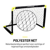 Dunlop Voetbaldoel 90 x 60,5 x 61cm - Opvouwbaar - maximondo