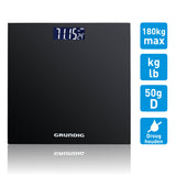 Grundig Personenweegschaal – Digitale Weegschaal - maximondo