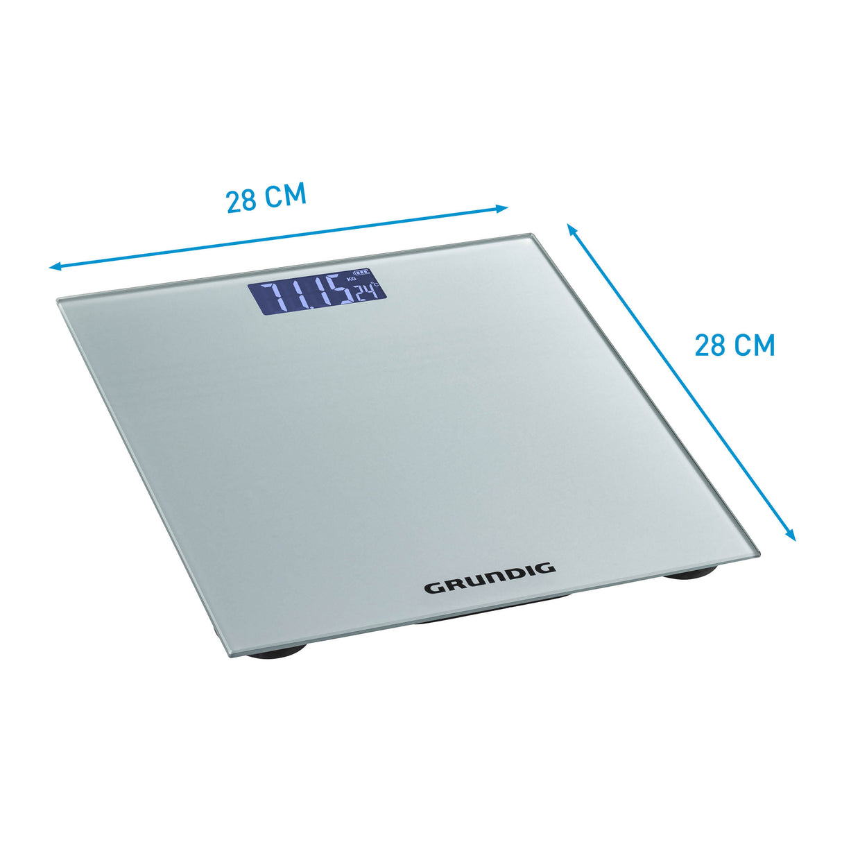 Grundig Personenweegschaal – Digitale Weegschaal - maximondo