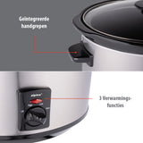 alpina Slowcooker 3.5L - RVS - maximondo