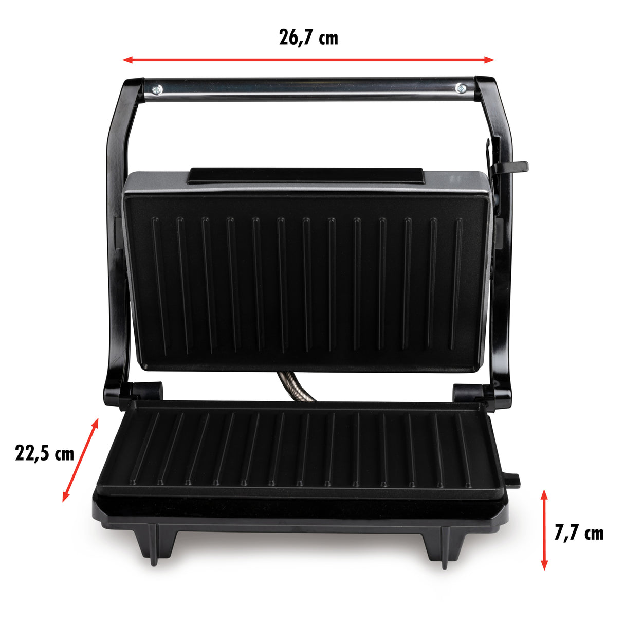 alpina Contactgrill voor Panini, Tosti, Hamburgers 700W - maximondo