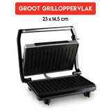 alpina Contactgrill voor Panini, Tosti, Hamburgers 700W - maximondo