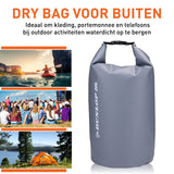 Dunlop 20L Waterdichte Tas Grijs - maximondo