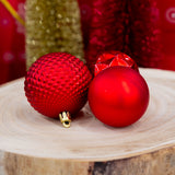 Giftsome Kerstballen Rood 60 Stuks - maximondo