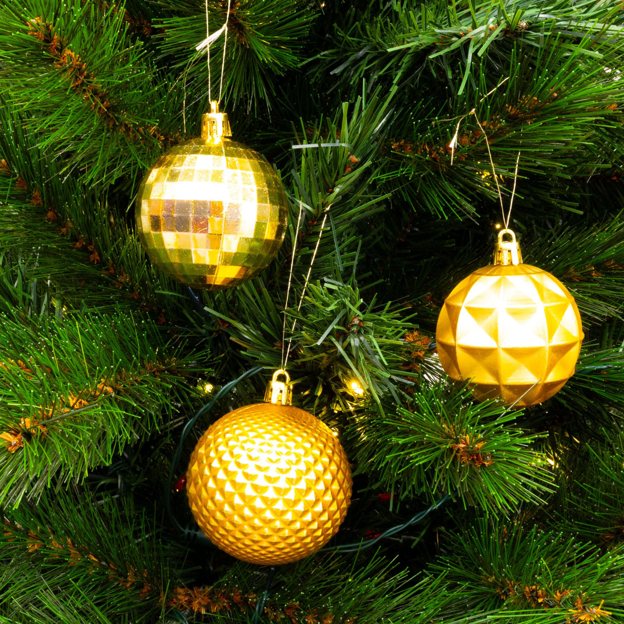Giftsome Gouden Kersballen Set - maximondo