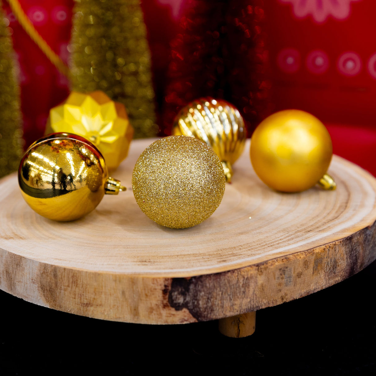 Giftsome Gouden Kersballen Set - maximondo