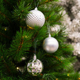 Giftsome Zilveren Kerstballen Ø6/7 cm - maximondo