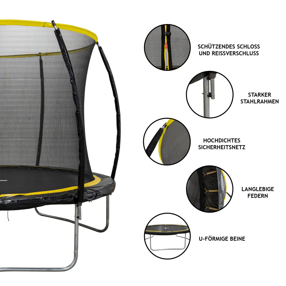 Dunlop Trampoline 6FT met Veiligheidsnet