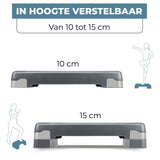 Umbro Stepper Fitness Verstelbaar 10‑15 cm – Aerobic Step - maximondo