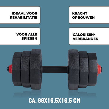 Umbro Gewichten Set Max. 20KG - maximondo