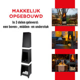 BBQ Collection Tuinhaard 36 x 36 x 150 cm - maximondo