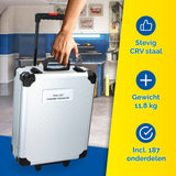 Kinzo handgereedschapset 187-delig - maximondo