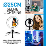 Grundig Ringlamp op Statief LED 25 cm - maximondo