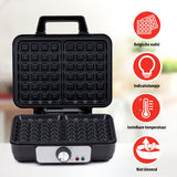 alpina Wafelijzer 1000W - Wafelmaker voor Brusselse Wafels - maximondo