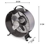 Lifetime Air Tafelventilator Zwart - maximondo