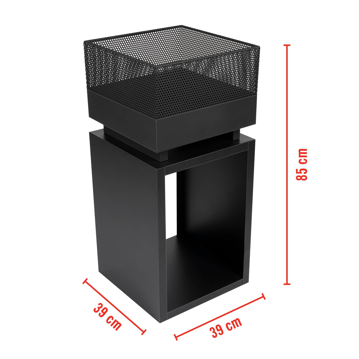 BBQ Collection Vuurkorf 39x39x85 cm - maximondo