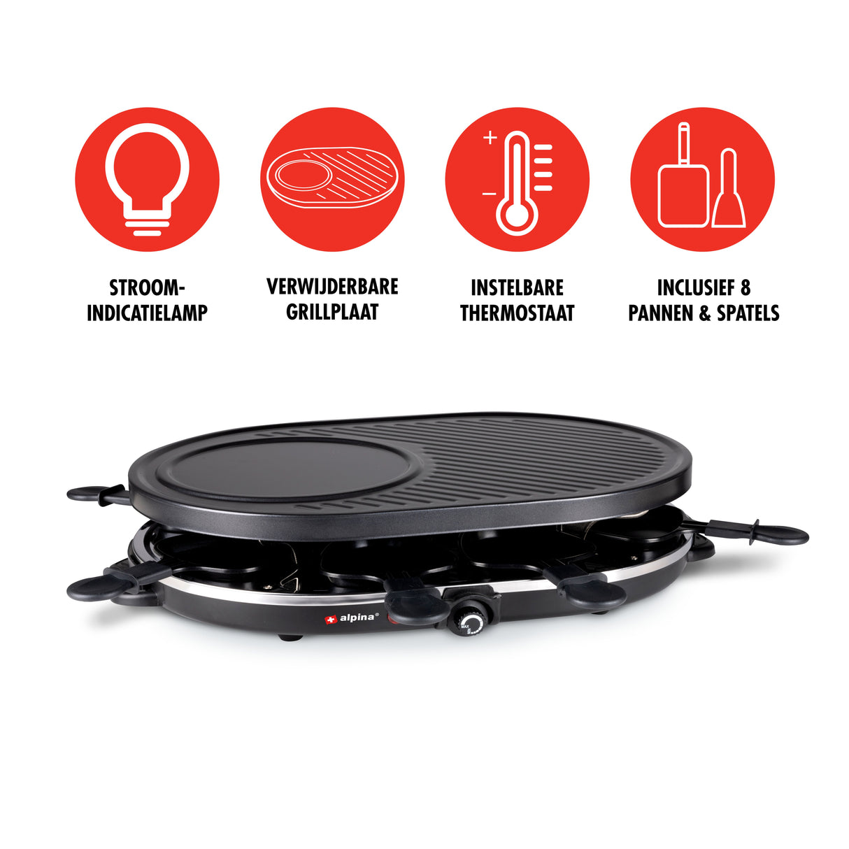 alpina Gourmetset 8 Pers. - 1200W - maximondo