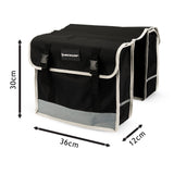 Dunlop Fietstassen Dubbel Waterdicht - Fietstas 36x30x12cm - maximondo