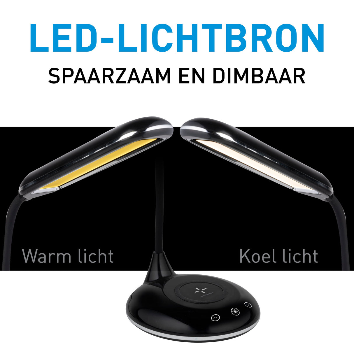 Grundig Bureaulamp met Oplader - maximondo