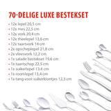 alpina Bestekset - 70 Stuks - maximondo